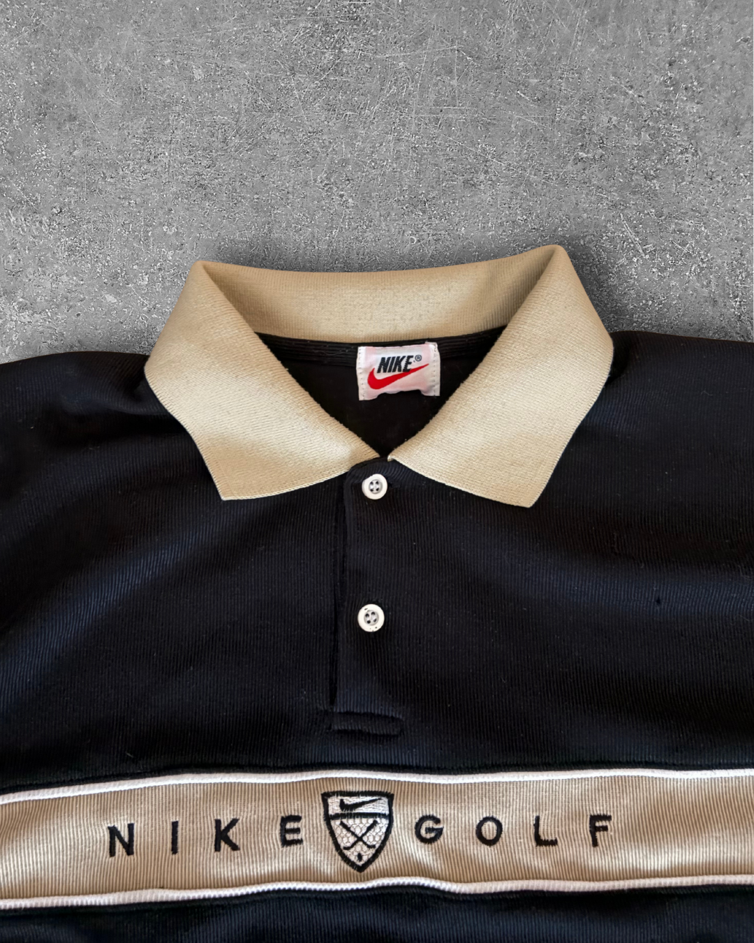 Vintage 90's Nike Golf w/ Yin Yang Logo - Navy (XL)