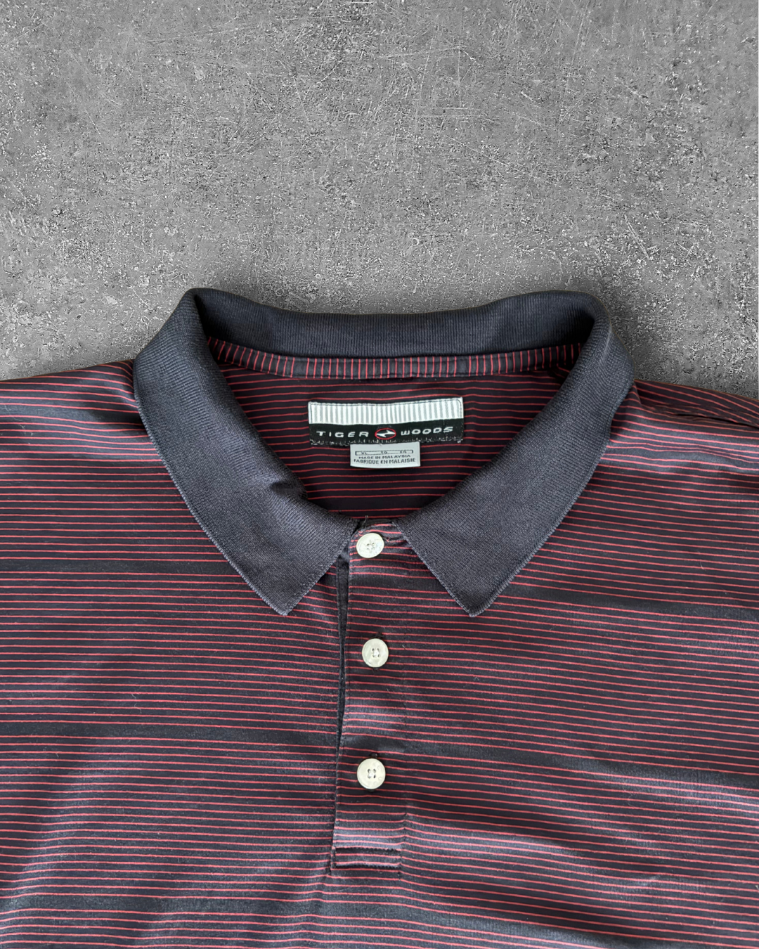 Vintage Nike Tiger Woods Golf Polo - Red & Black (XL)