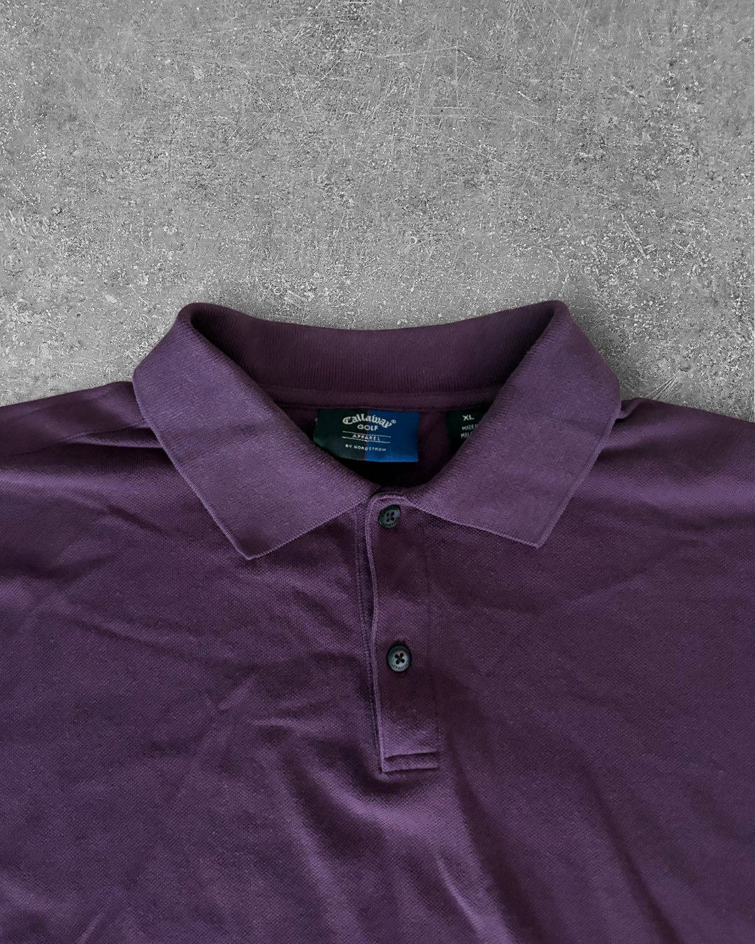 Vintage Callaway Golf Polo - Burgundy (XL)