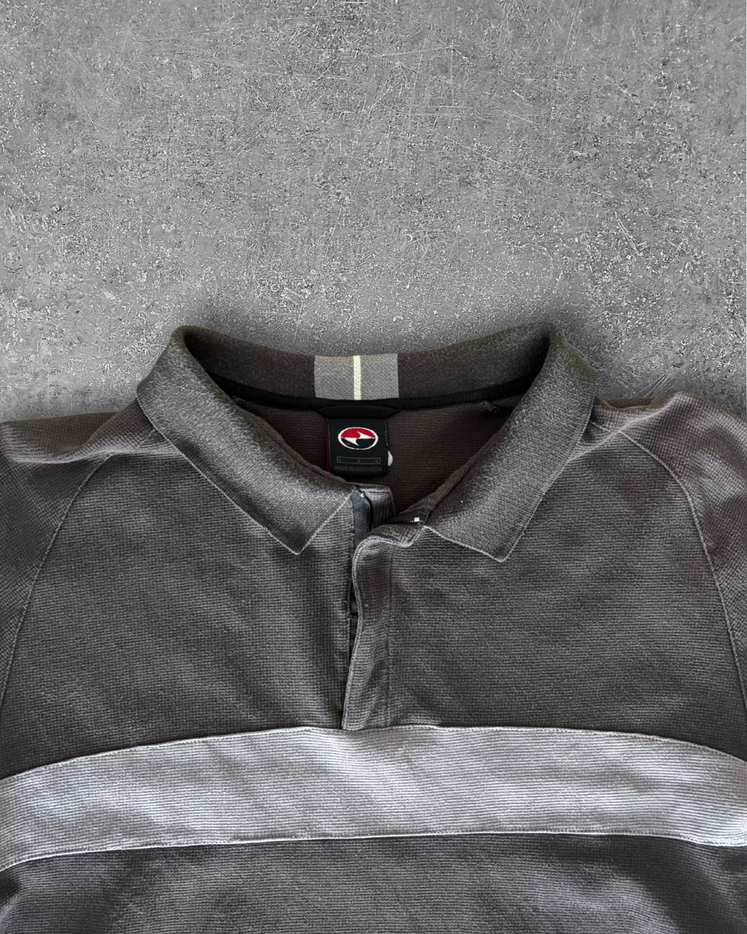 Vintage Tiger Woods Yin Yang Golf Polo - Grey (L)