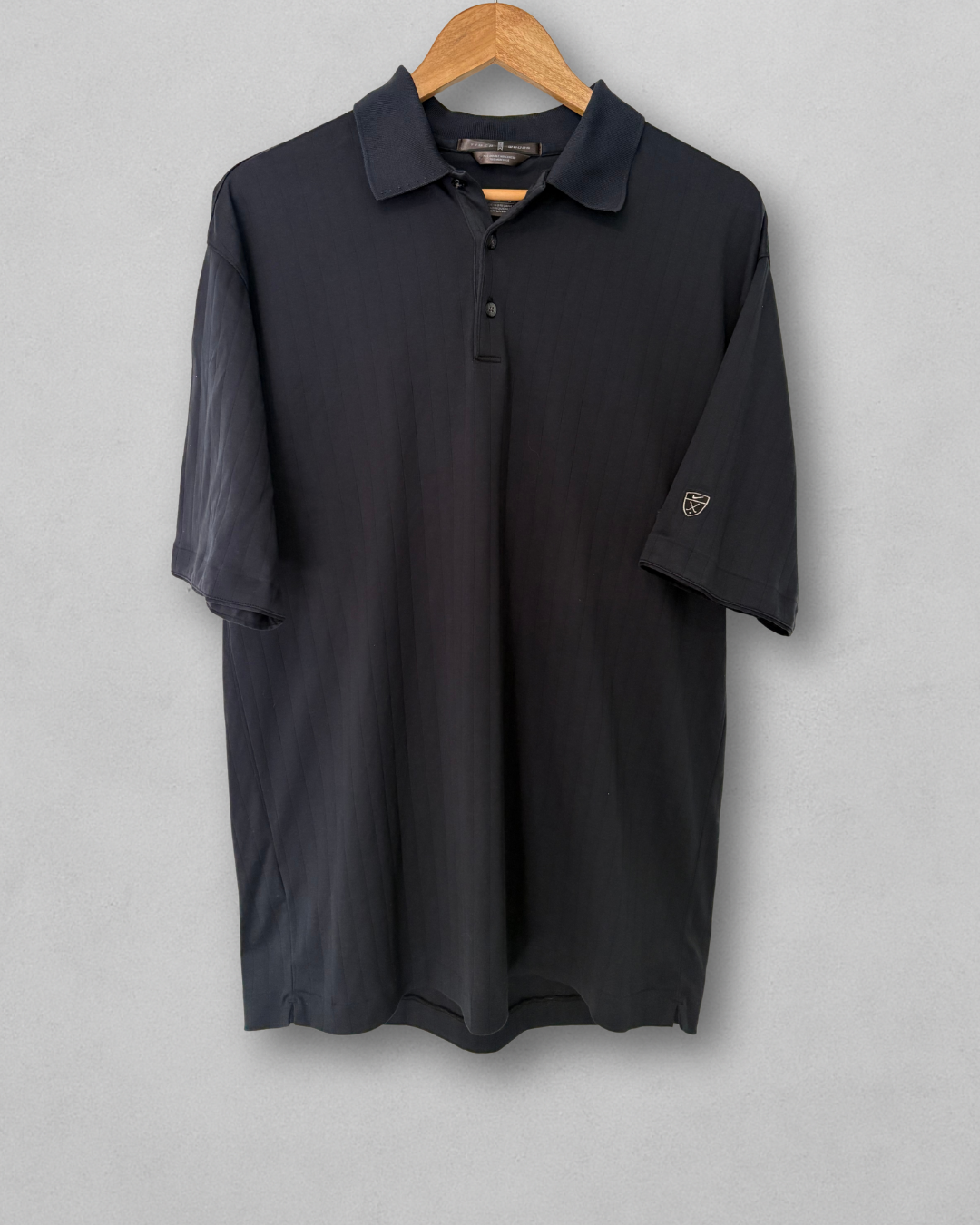 Vintage Nike Tiger Woods Collection Polo - Black - Men's Large
