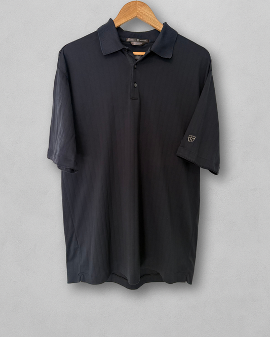 Vintage Nike Tiger Woods Collection Polo - Black - Men's Large