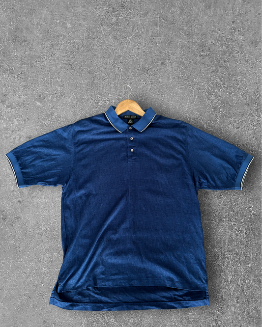 Vintage Nike Golf Polo - Blue Pattern (L)