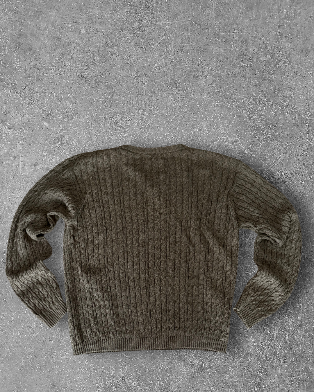 Vintage Tiger Woods Cable Knit V Neck Sweater (L)