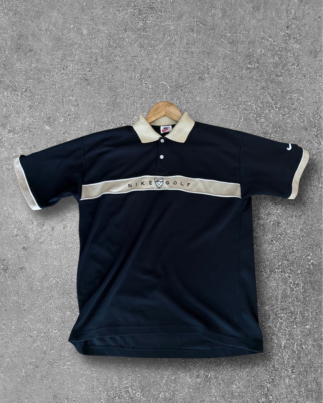 Vintage 90's Nike Golf w/ Yin Yang Logo - Navy (XL)