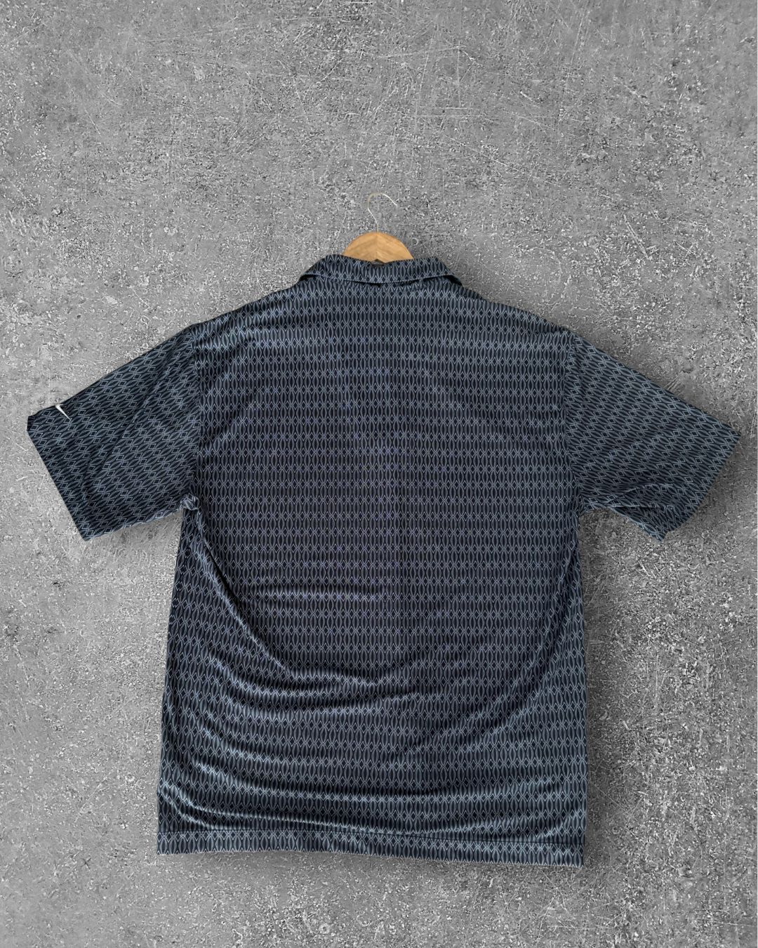 Vintage Nike Golf Polo - Grey Pattern (XL)