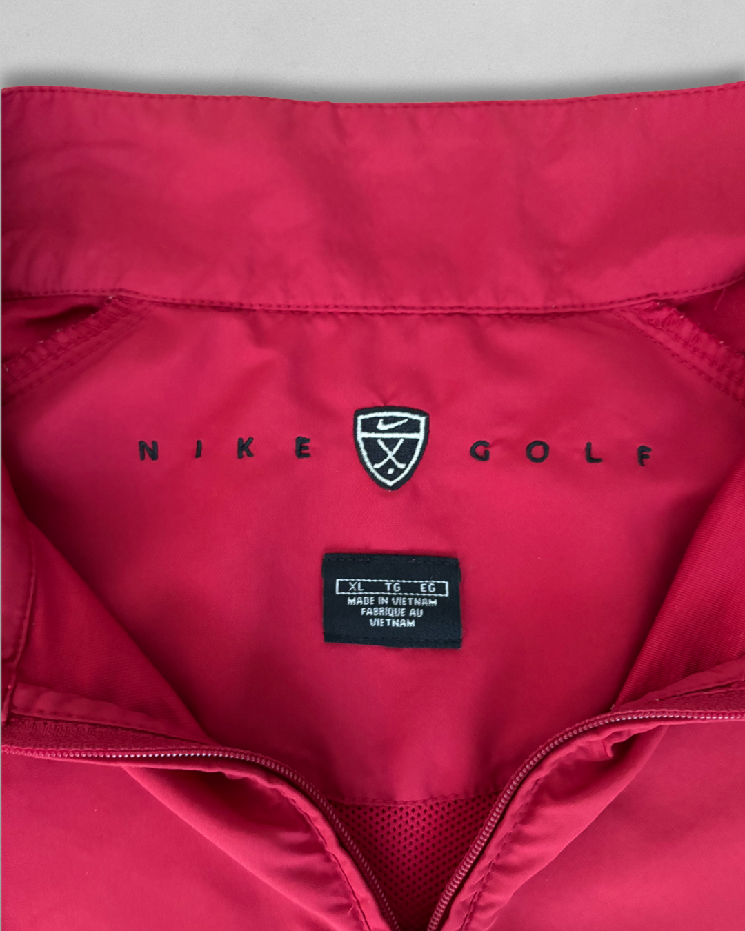 Vintage Nike Golf 1/4 Zip Pullover Jacket - Size Men's XL -  Tiger Red
