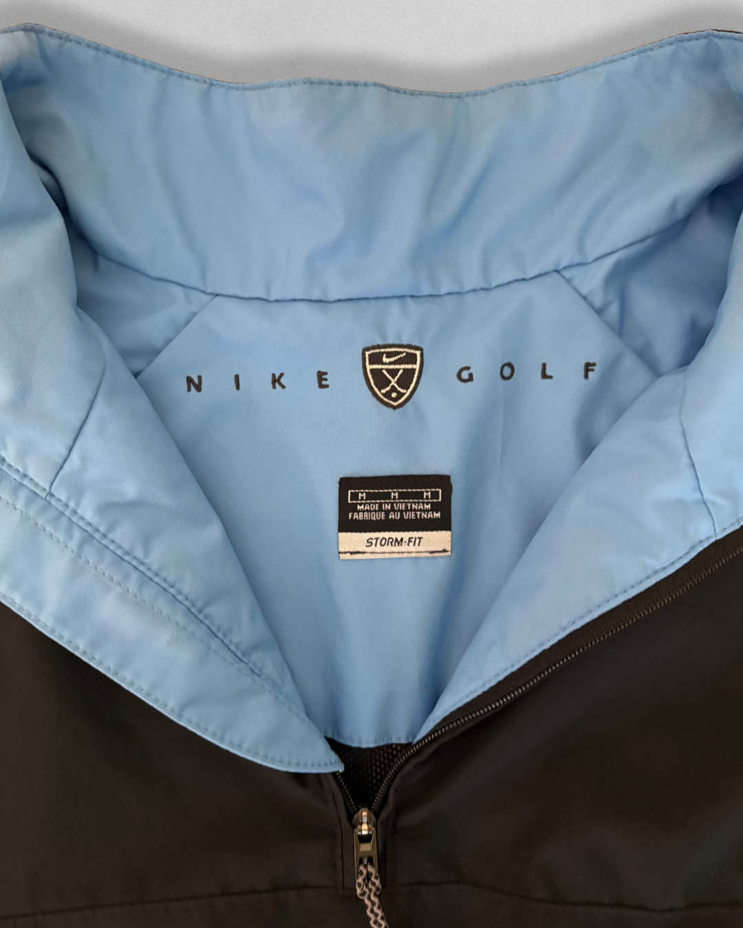 Vintage Nike Golf 1/4 Zip Windbreaker Pullover Jacket - Men's M - Blue