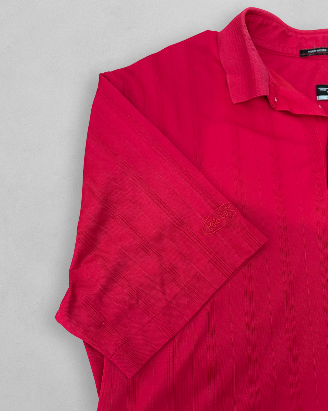 Vintage Nike Tiger Woods Collection Polo - Red - Men's Large