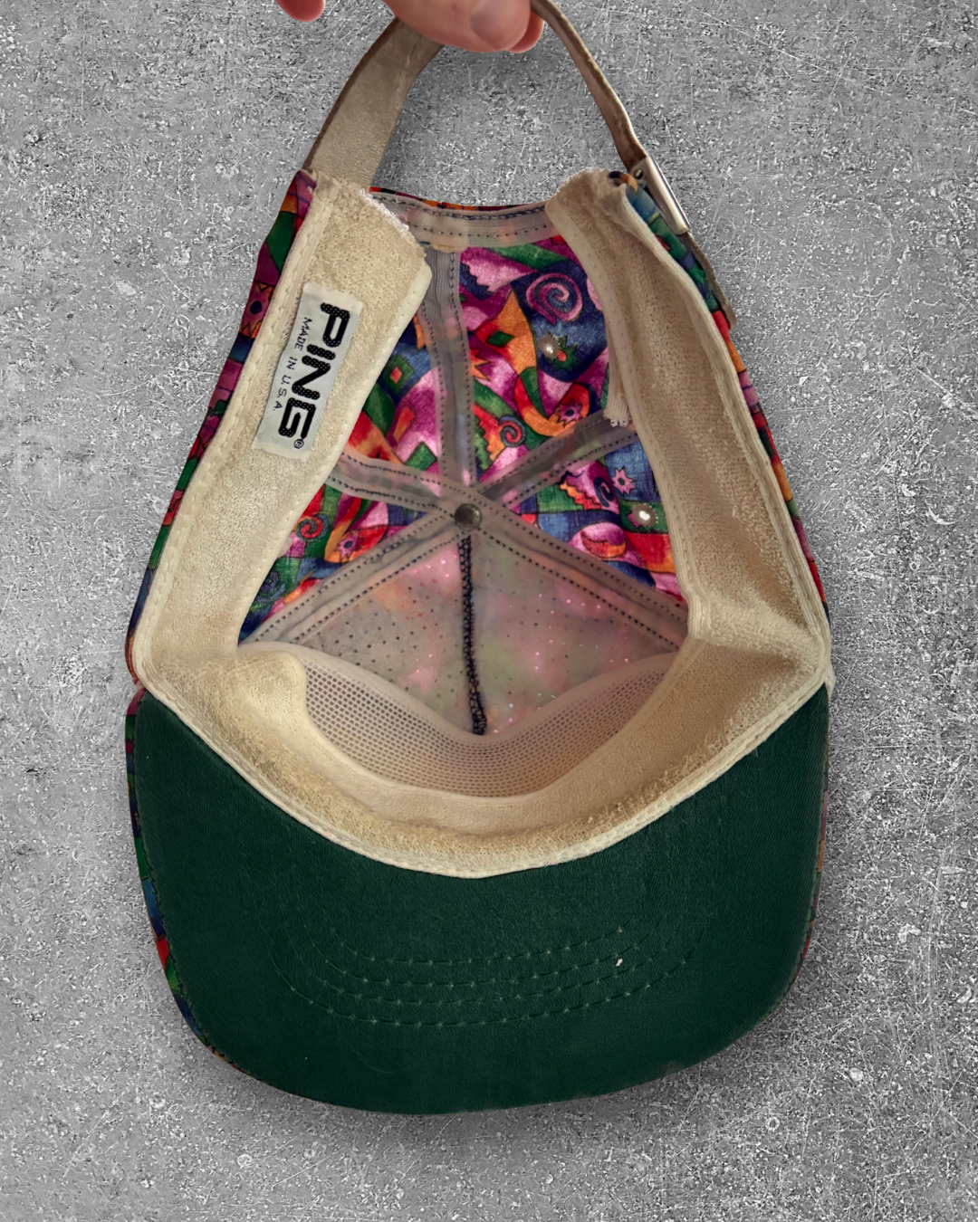 Vintage Ping Abstract Rope Hat