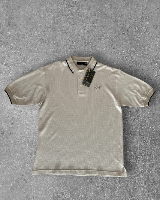 Vintage Greg Norman Polo (NWT) - Tan (L)