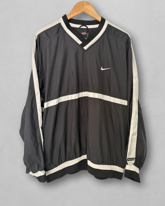 Vintage 1998 Tiger Woods Yin Yang Black Pullover Golf Jacket - Men's Large
