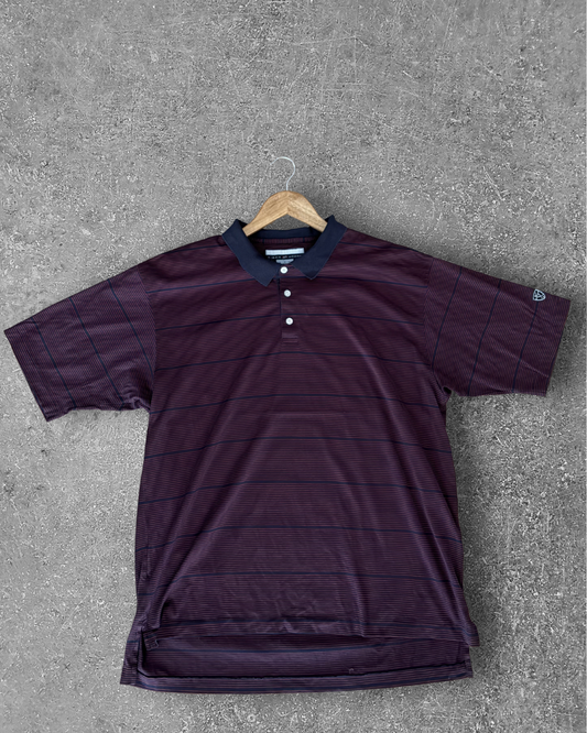 Vintage Nike Tiger Woods Golf Polo - Red & Black (XL)