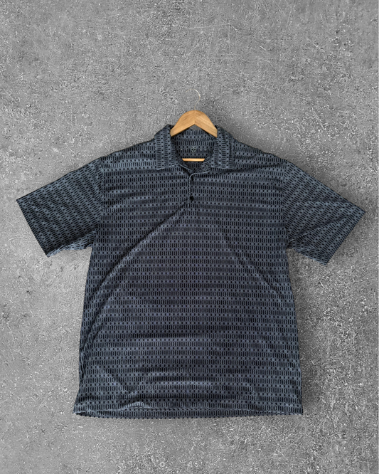 Vintage Nike Golf Polo - Grey Pattern (XL)